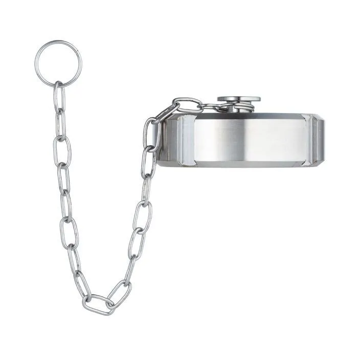 Молочная гайка глухая с цепочкой DIN 11851 DN65 нерж. 304 TL65NBCHS TITAN LOCK