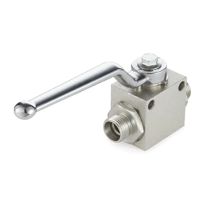 Гидравлический шаровой кран, DN 13 (1/2"), типа НР-НР M22X1.5, с креп. отв., сталь, TLHYDV1/2M TITAN