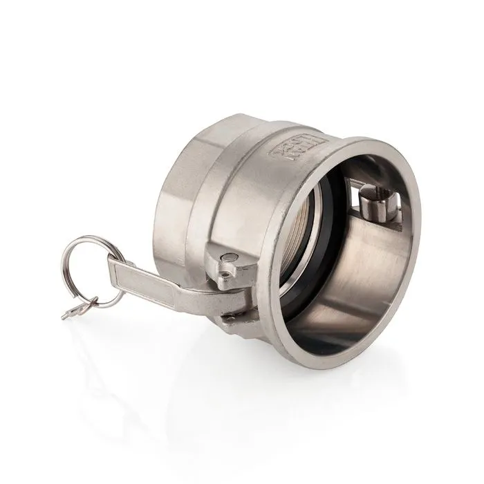 Камлок нержавеющий тип D розетка, внутр. резьба BSP 4", AISI316, TL400DSS316 TITAN LOCK
