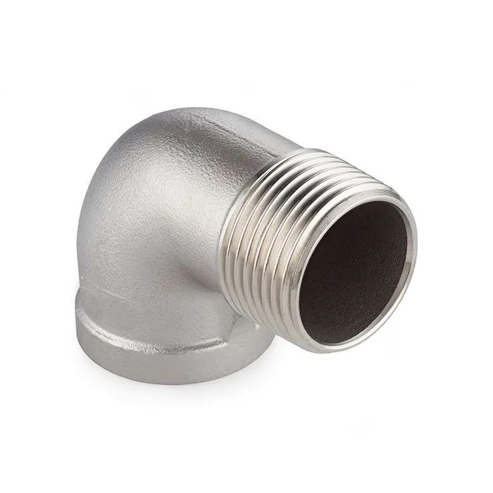 Отвод 90° нержавеющий (уголок) НР/ВР, 1 1/2" AISI304 TL150ELMF TITAN LOCK