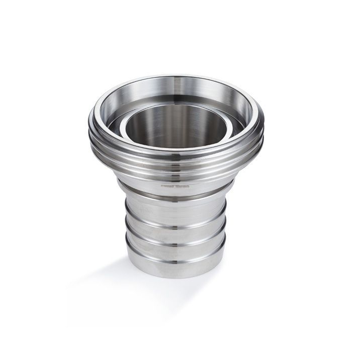 Резьбовой штуцер под рукав DIN 11851 DN80 нерж. 316 TL80THRSS TITAN LOCK