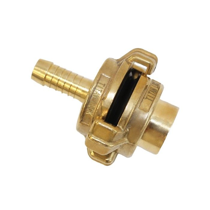 Универсальное соединение для воды NEPTUN (GEKA) с концом под рукав, 5/8" (16мм), латунь, TLNPH5/8-BR