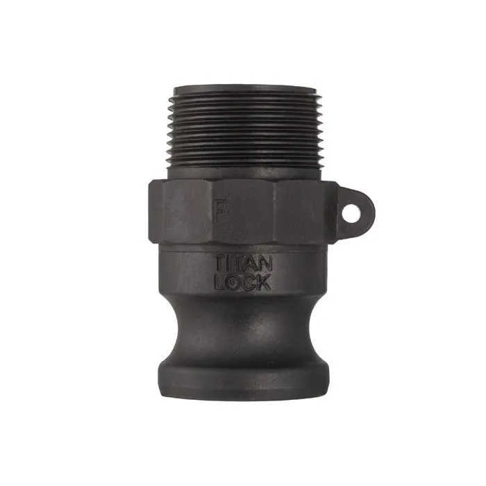 Камлок полипропиленовый тип F ниппель, наружная. резьба BSP 2 1/2", TL250FPP TITAN LOCK