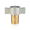 3/4in, БРС серия W резьбовая, розетка с крыльчатой гайкой, латунь, резьба NPT TL6WFN TITAN LOCK
