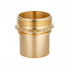 Штуцер с наруж. резьб. под рукав, глад.хвост., латунь, DN38 (1 1/2"), TLSM38BR-SE TITAN LOCK
