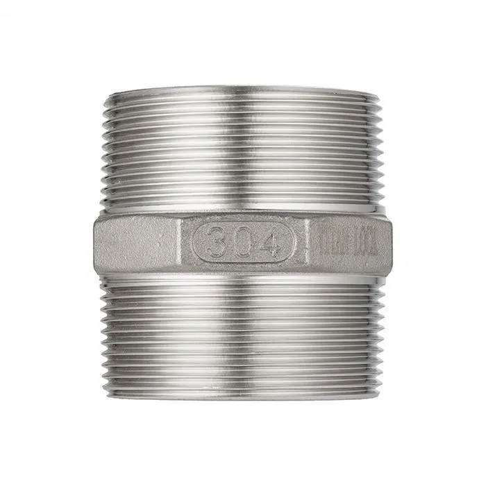 Шестигранный ниппель с наруж. резьбой BSP 1 1/4" с обеих сторон, нерж. сталь TL1.1/4HNSS TITAN LOCK