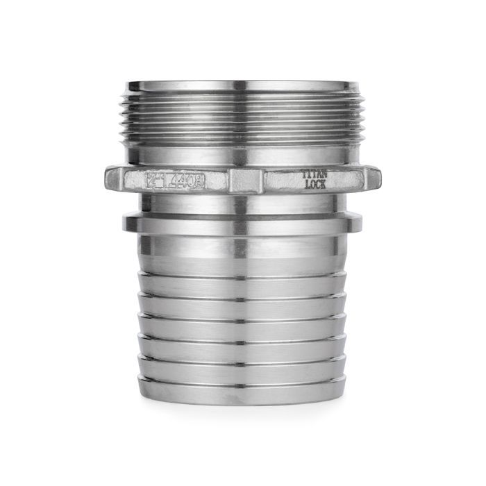 1,5in, штуцер с наружной резьбой под рукав, нерж. сталь, TLSM38SS TITAN LOCK