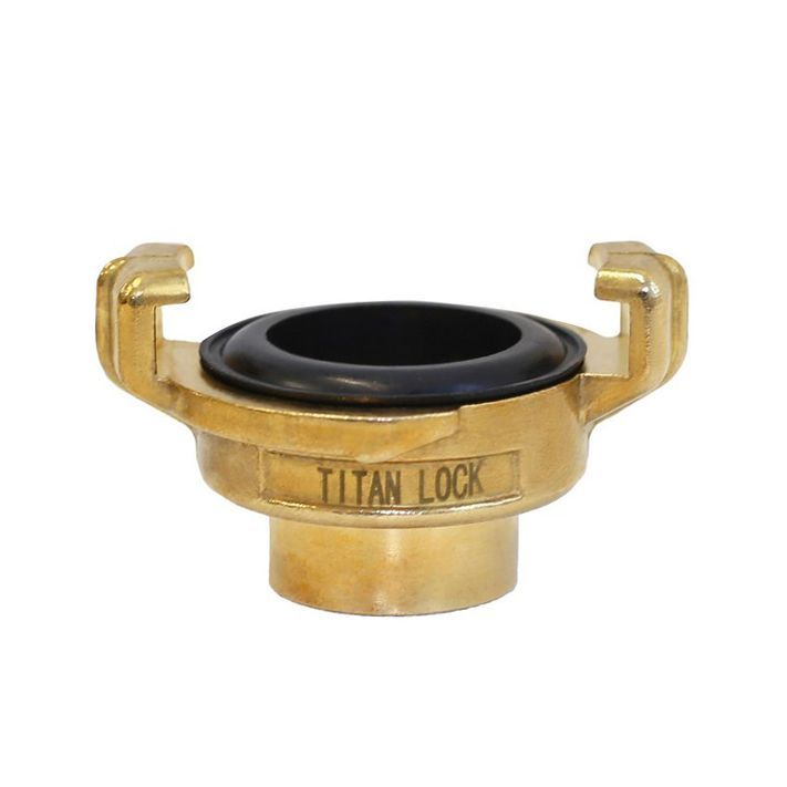 Универсальное соединение для воды NEPTUN (GEKA) с внутренней резьбой BSP 1", латунь, TLNPF1-BR TITAN