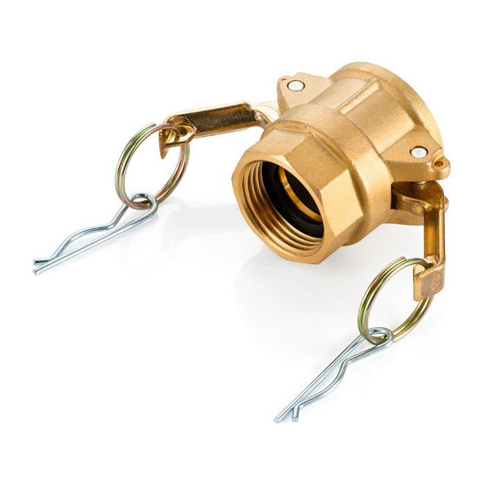 Камлок латунный тип D розетка, внутр. резьба BSP 1 1/4", TL125DBR TITAN LOCK