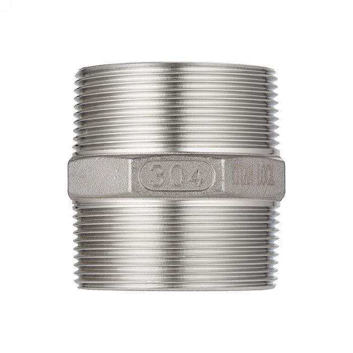 Шестигранный ниппель с наруж. резьбой BSP 1/4" с обеих сторон, сталь TL1/4HN TITAN LOCK