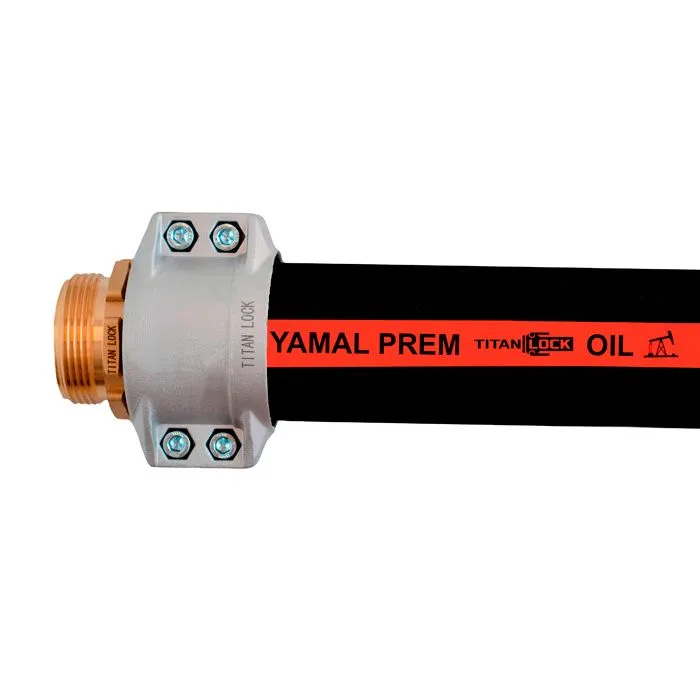 Маслобензостойкий рукав «YAMAL-PREM», внутр. диам. 25мм, -40C, 10bar, NBR, нап/всас TL025YM-PR TITAN