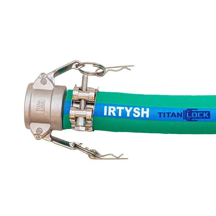 Химостойкий рукав «IRTYSH», внутр. диам. 63мм, -40C, 16bar, EPDM, нап-всас., TL063IR TITAN LOCK