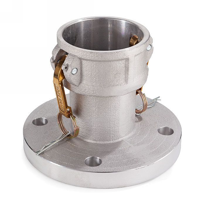 Камлок алюминиевый тип FC, розетка с фланцем 6", TL600FCAL TITAN LOCK