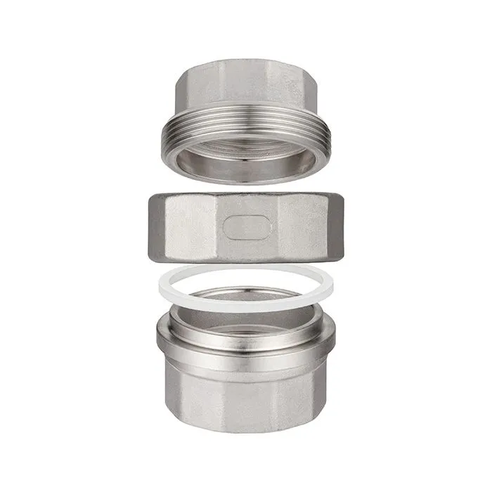 Американка нержавеющая (AISI304) 3/8", ВР/ВР TL037UFF TITAN LOCK