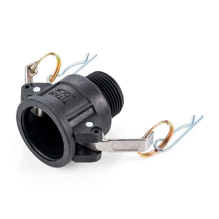 Камлок полипропиленовый тип B розетка, наруж. резьба BSP 2", TL200BPP TITAN LOCK