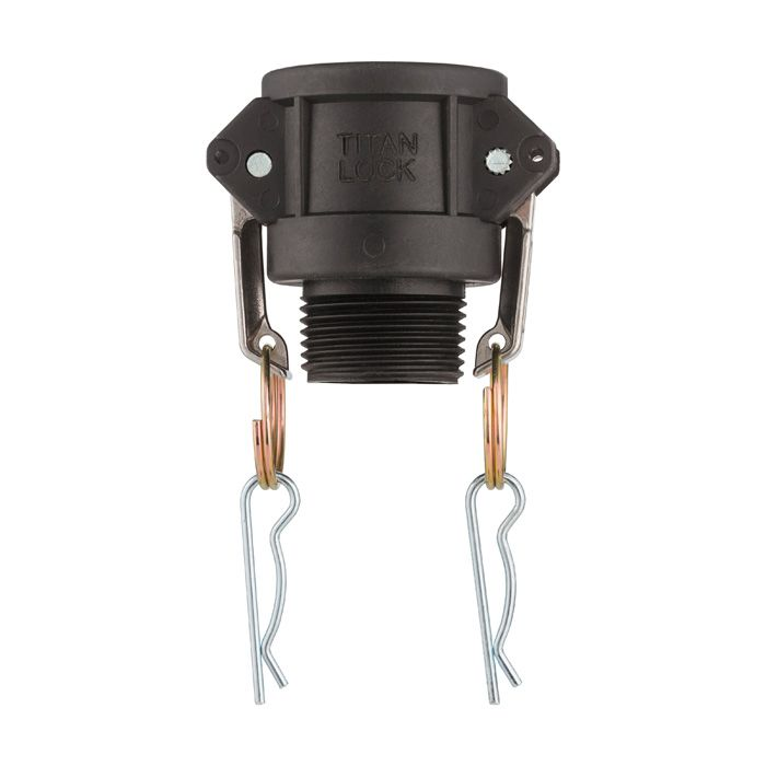 Камлок полипропиленовый тип B розетка, наруж. резьба BSP 3/4", TL75BPP TITAN LOCK