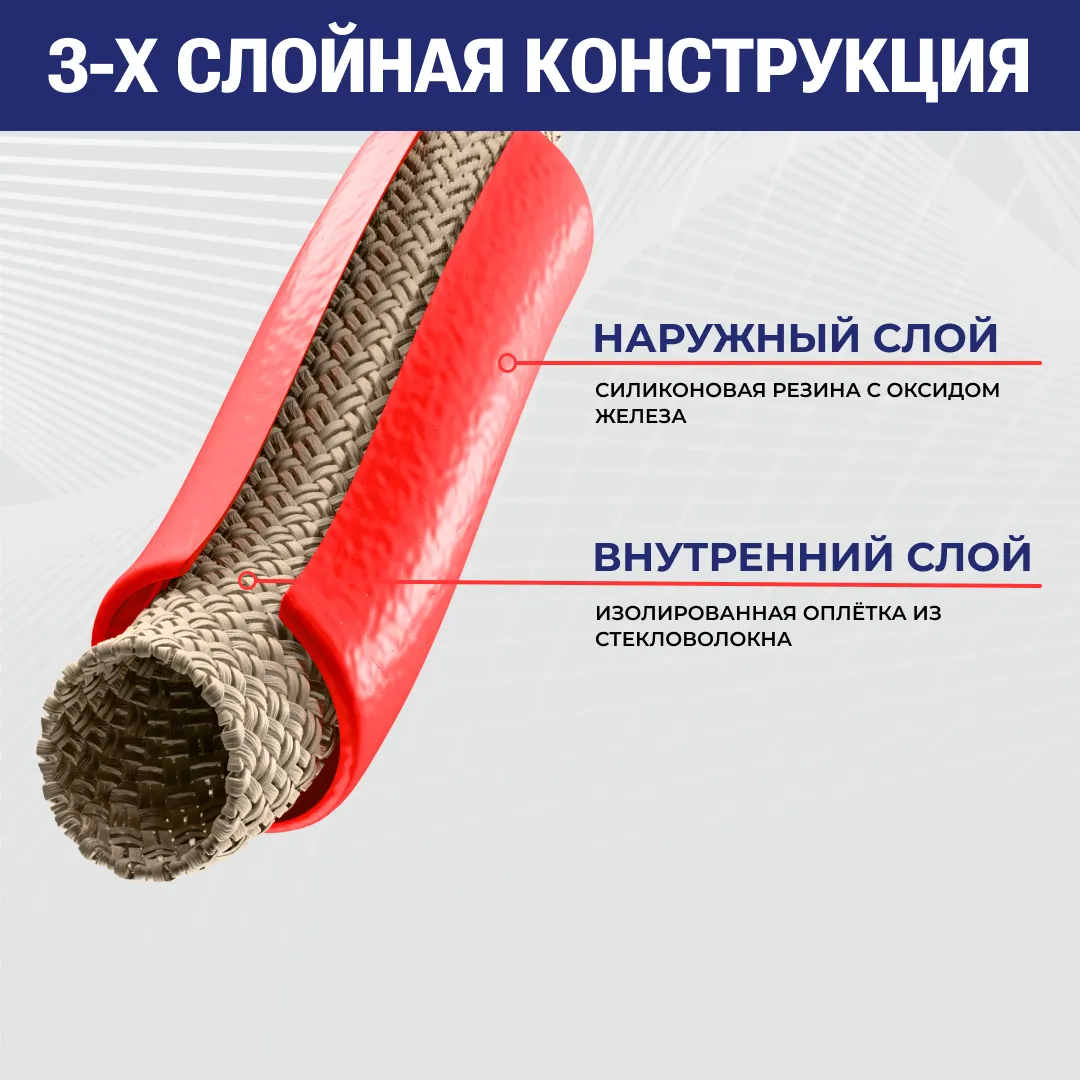 Термозащитный рукав "EQUATOR", внутр.диам. 32 мм, +260 град. (до +1650 град., PYROJACKET), TL032EQ T