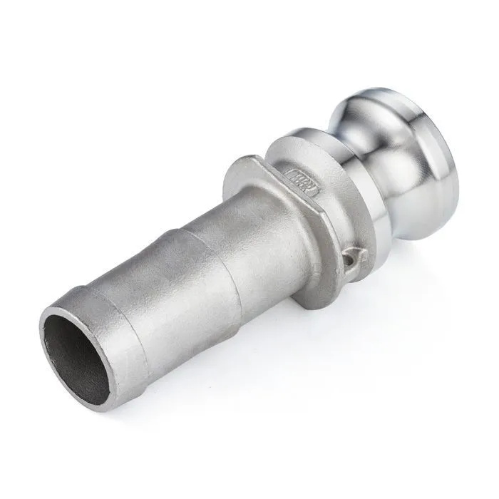 Камлок неражавеющий тип E серия "EcoLine" ниппель с хвостовиком 1", TL100ESS-EL TITAN LOCK