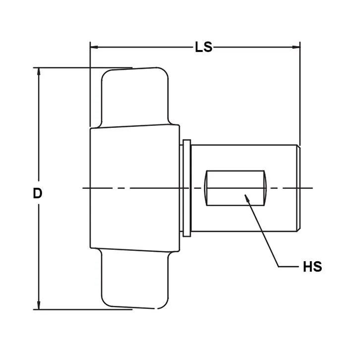 1 1/2in, БРС серия W резьбовая, розетка с крыльчатой гайкой, латунь, резьба NPT TL12WFN TITAN LOCK