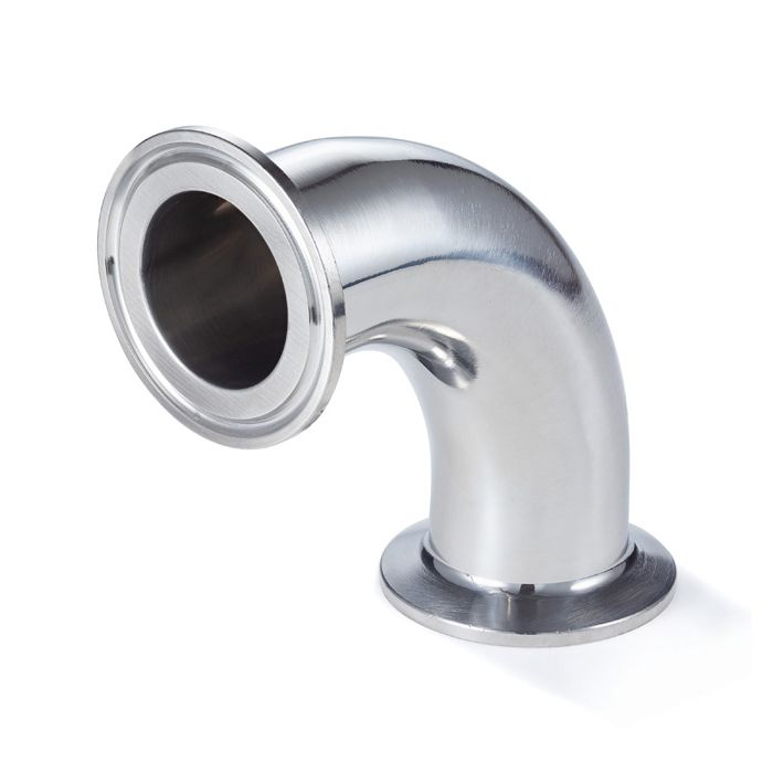 Отвод под Clamp 90 градусов, DN 40, нерж. сталь 316, TLCB40/90SS TITAN LOCK