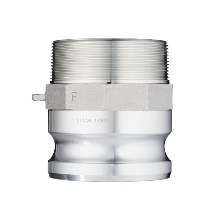 Камлок алюминиевый тип F ниппель, наруж. резьба BSP 6", TL600FAL TITAN LOCK