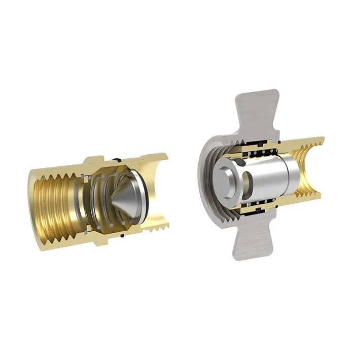 3/4in, БРС серия W резьбовая, ниппель, латунь, резьба NPT TL6WMN TITAN LOCK