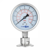 Манометр нержавеющий с мембранным разд.,10/0,2 Бар, Clamp DN50, корп. 160мм, TLSPG50/160CL TITAN LOC