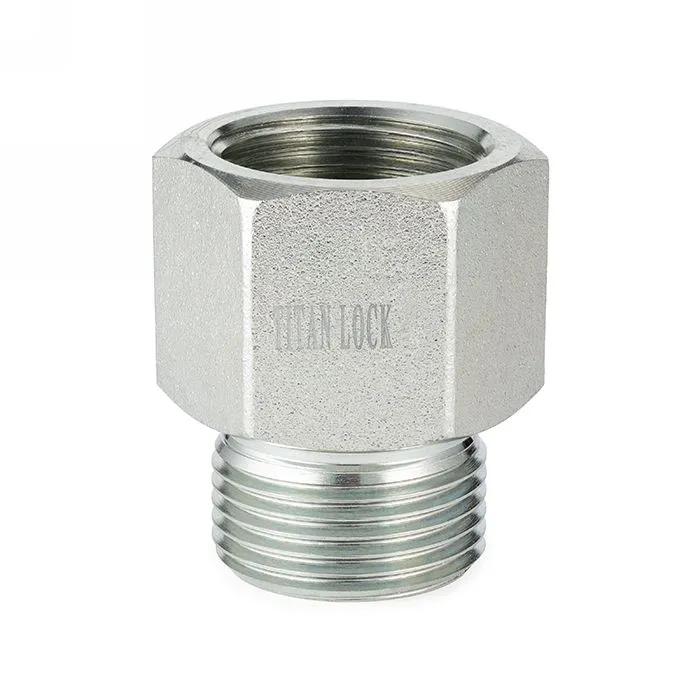 Ниппель переходной сталь, 1.1/2", НР BSP/ВР NPT, TL1.1/2RMBS-FNP TITAN LOCK