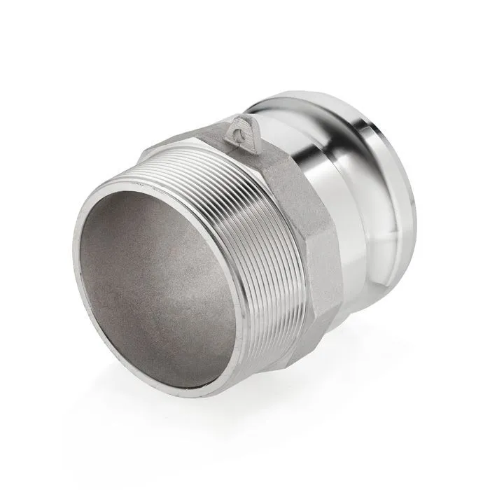 Камлок алюминиевый тип F серия "EcoLine", ниппель наруж. резьба BSP 3", TL300FAL-EL TITAN LOCK