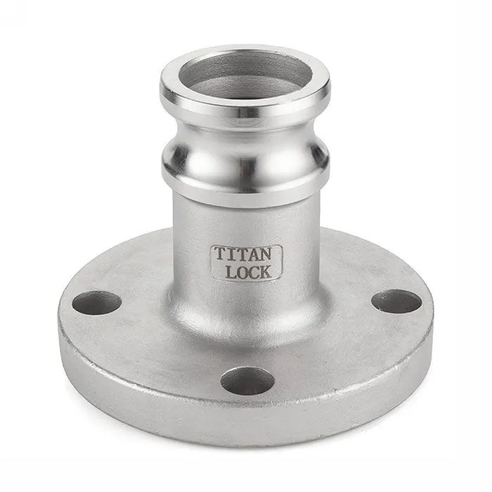 Камлок алюминиевый тип FA, ниппель с фланцем 2 1/2", TL250FAAL TITAN LOCK