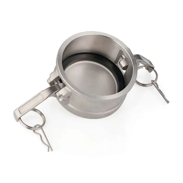 Камлок нержавеющий тип DC, заглушка для ниппеля 6", AISI304, TL600DCSS TITAN LOCK