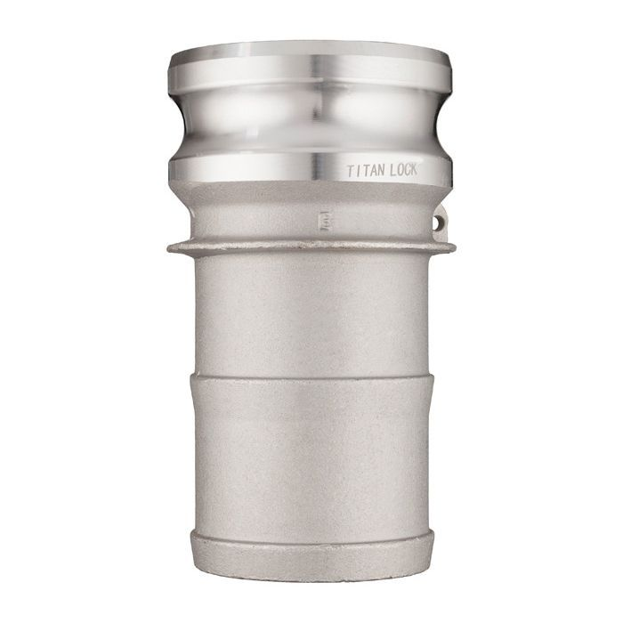 Камлок алюминиевый тип E, ниппель с хвостовиком 6", TL600EAL TITAN LOCK