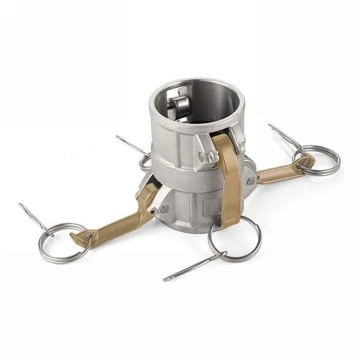 Камлок алюминиевый тип DD (переходник розетка 4" х розетка 4"), TL400DDAL TITAN LOCK