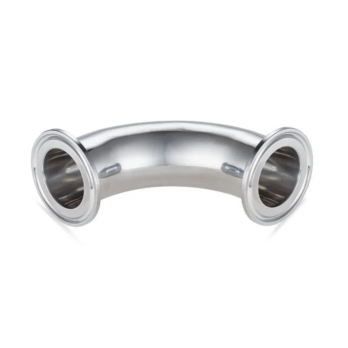 Отвод под Clamp 90 градусов, DN 10, нерж. сталь 316, TLCB10/90SS TITAN LOCK