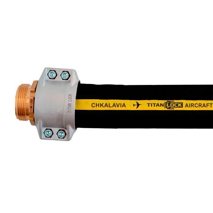 Рукав для авиационного топлива и заправки самолетов CHKALAVIA, нап-всас, внутр. диам. 38мм, -30C, 20