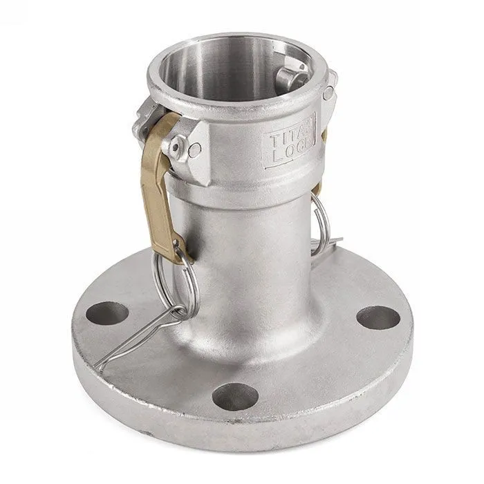 Камлок алюминиевый тип FC, розетка с фланцем 2", TL200FCAL TITAN LOCK