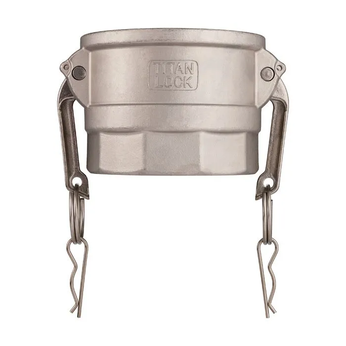 Камлок нержавеющий тип D серия "EcoLine" розетка, внутр. резьба BSP 3", AISI304, TL300DSS-EL TITAN L