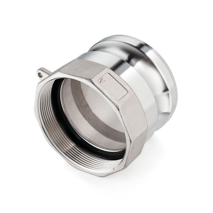 Камлок нержавеющий тип A ниппель, внутр. резьба BSP 3", AISI316, TL300ASS316 TITAN LOCK