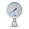 Манометр нержавеющий с мембранным разд.,10/0,2 Бар, Clamp DN32, корп. 75мм, TLSPG32/75CL TITAN LOCK