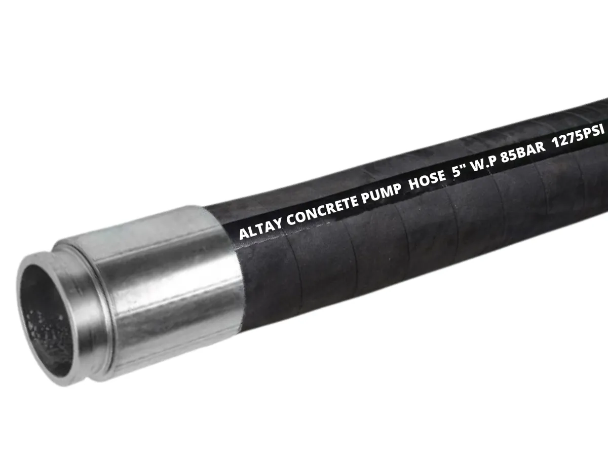 5in, Рукав для бетона «ALTAY», DN125, 2 фланца SK (5,5"), длина 3м, 85bar, TL125AT-3000-2F TITAN LOC