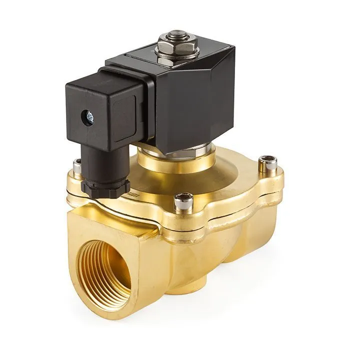 Соленоидный клапан нормально-закрытый, прямого действия, 220В, PN10, Латунь/EPDM, DN15, TLSC15/10EP1