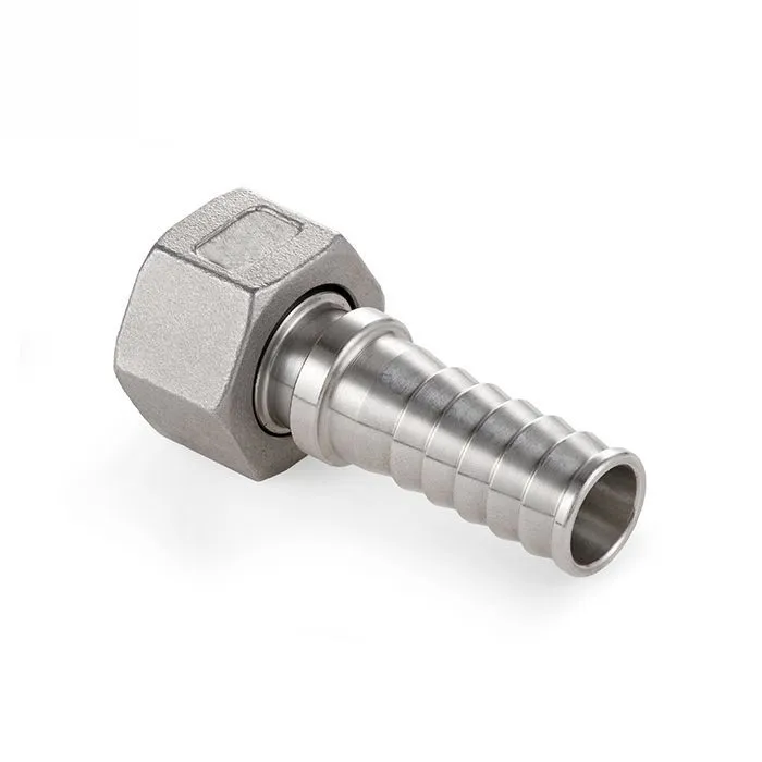 Штуцер для пара  DIN 2826, с концом под рукав, нерж.сталь 316, вн.резьба, 1 1/4" TLSTDIN-F1.1/4S TIT