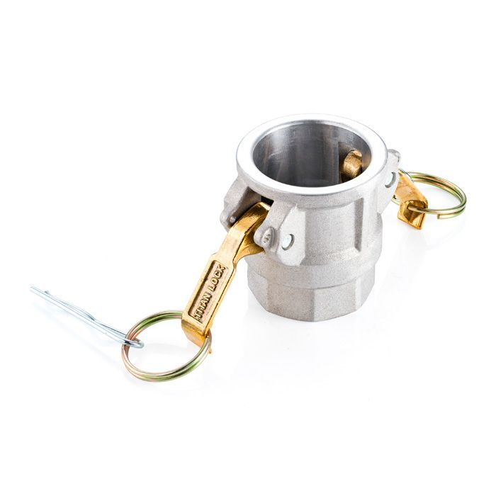 Камлок алюминиевый тип D розетка, внутр. резьба BSP 1", TL100DAL TITAN LOCK