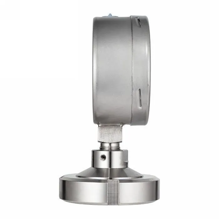 Манометр нержавеющий с мембранным разд.,10/0,2 Бар, гайка DN40, корп. 80мм, TLSPG40/80MN TITAN LOCK