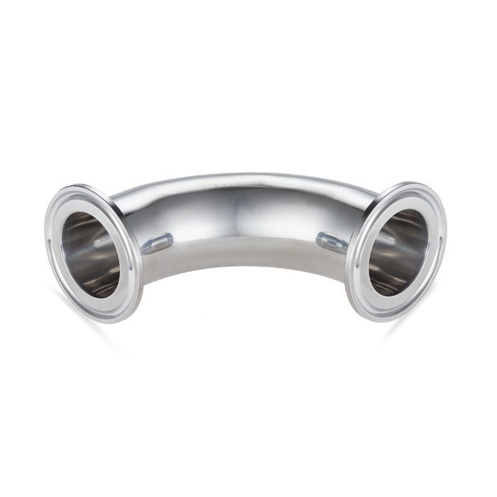 Отвод под Clamp 90 градусов, DN 25, нерж. сталь 316, TLCB25/90SS TITAN LOCK