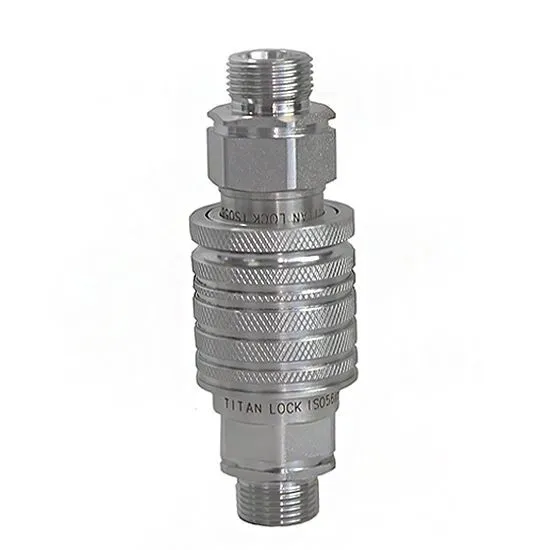 1/2 in, БРС серия M, ISO 5675, ниппель с метрической нар. резьбой, оцинк. сталь TL4M-PM/22X1.5 TITAN