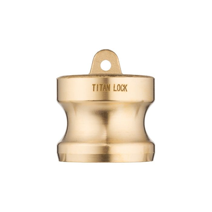 Камлок латунный тип DР, заглушка для розетки 2 1/2", TL250DPBR TITAN LOCK