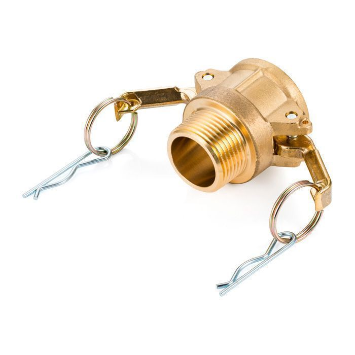 Камлок латунный тип B розетка, наруж. резьба BSP 3/4", TL75BBR TITAN LOCK