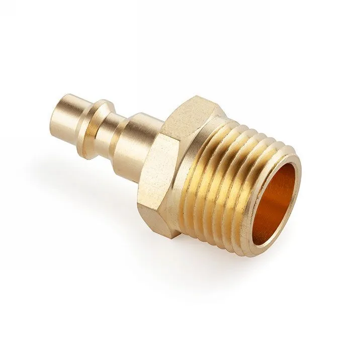 1/4in, БРС серия D, ISO 6150 B, ниппель, нар.резьба, латунь TL2DMS-B TITAN LOCK