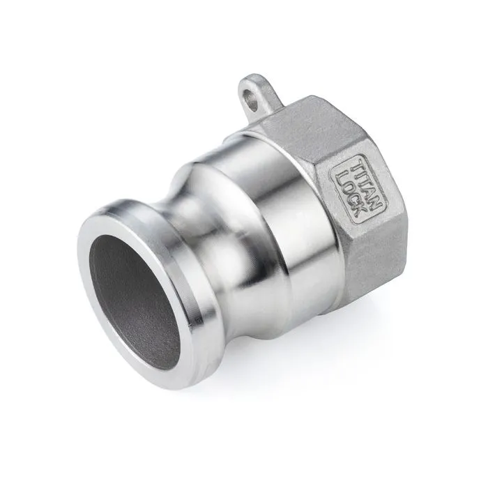 Камлок нержавеющий тип A ниппель, внутр. резьба BSP 1/2", AISI316, TL50ASS316 TITAN LOCK